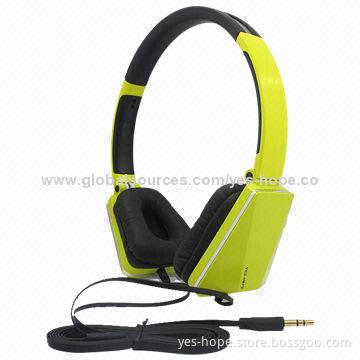 3.5mm Stereo Folding Headphones with Noodles Line, 20Hz-20kHz Frequency Range